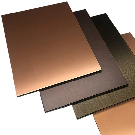 Fireproof Core Surface Natural Patina Copper Composite Board for Interior Exterior Decoration Materials 